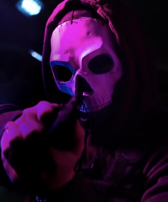Call of Duty Ghost Maske Handarbeit Solid Resin Cosplay Kostüm Warzone 