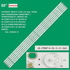 KIT 12 BARRE STRIP LED TV CHANGHONG LB-C550U15-E3 LB-C550U15-E4 55D2000