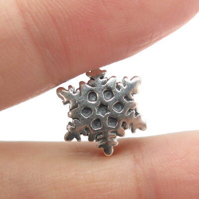 CHAMILIA 925 Sterling Silber SCHNEEFLOCKE Bead Charm