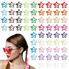 60pcs 1.18" Hair Clips Cute Snap Star Hair Accessories for Women Girls Kids -...