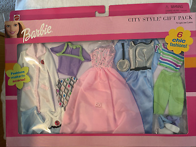 Vintage Barbie Fashion 6 Outfit Gift Pack (2000) Mattel 68073-79 