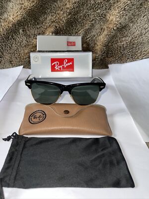 RAY-BAN B&L U.S.A SHINY BLACK G15 WAYFARER MAX VINTAGE 80s