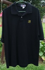 Vintage Men's MJ Electric Electrician's Jerzees Polo Shirt Black Size XL
