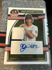 AARON GARCIA PATCH JERSEY RC AUTO USA BASEBALL STARS & STRIPES
