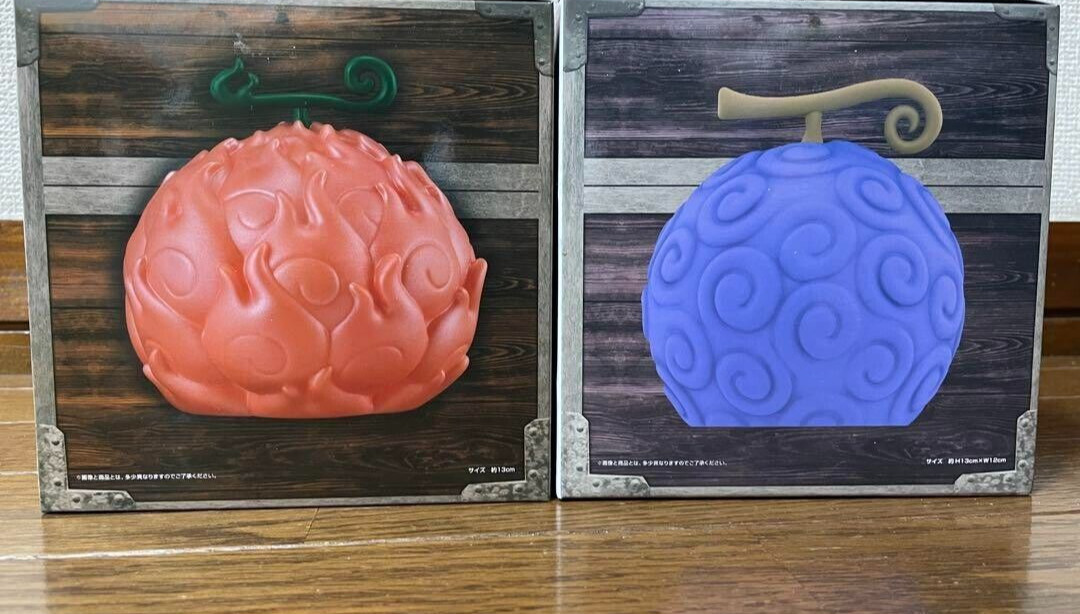 2 set One Piece Devil Fruit Room Light ver.2 Mera mera Gomu gomu Ace Luffy Gum