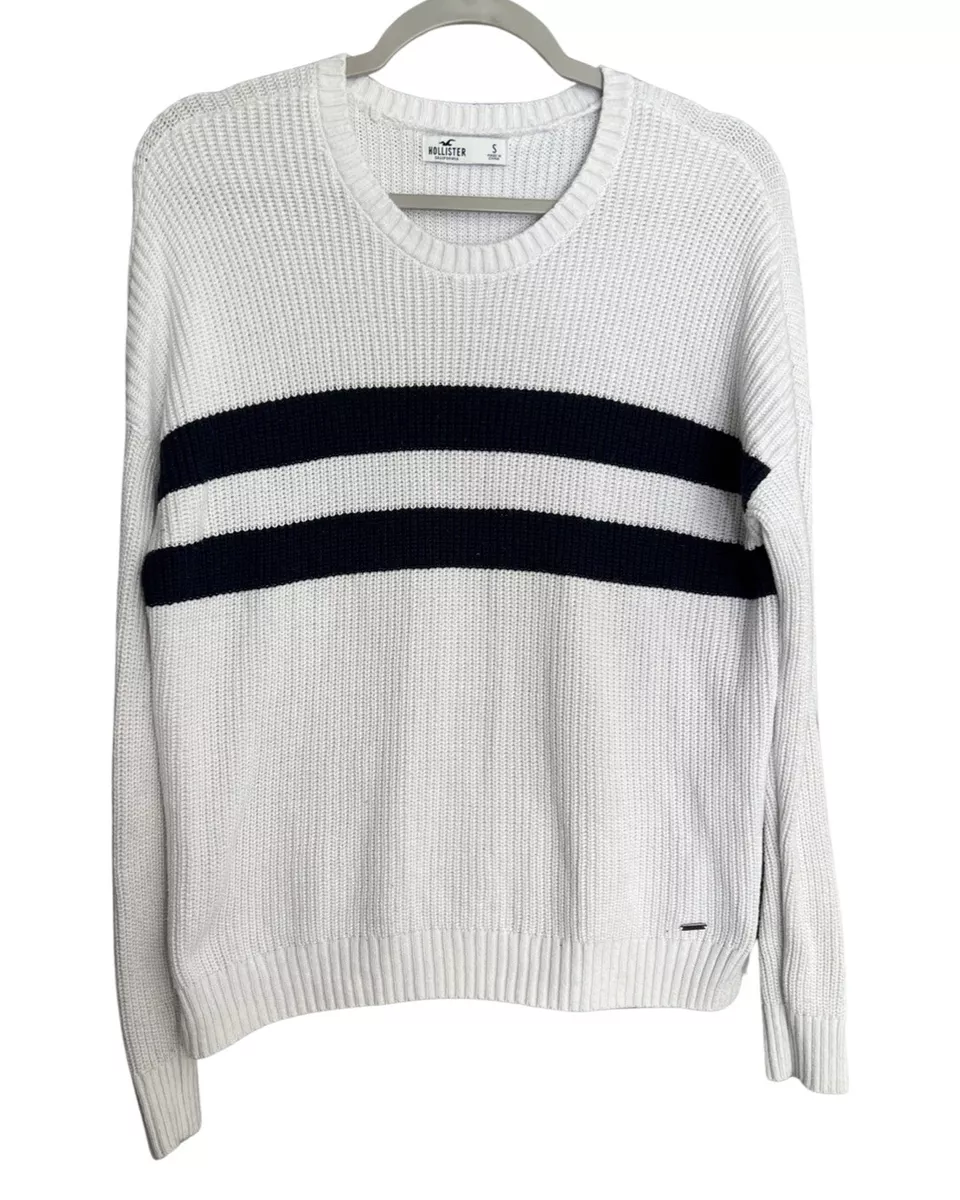 Hollister white cheap sweater