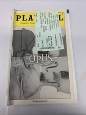Opus New York Playbill w/ Original Ticket Stubs 2007 59E59 Theater NYC Primary 