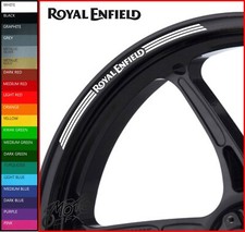 ROYAL ENFIELD Wheel Rim Stickers Decals - 20 Colors Available - interceptor 650