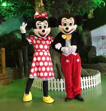 Adults Mickey Mouse Mascot Costume Suits Cosplay Party Dress Character