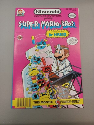 Nintendo Comics System 9 Valiant Featuring Super Mario Bros Dr