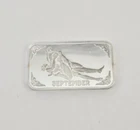 Dr Peepers September 1 oz .999 Silver Art Bar Nude Adult Fitness Program Sutra