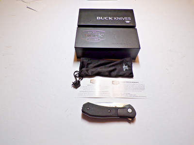 NEW- Buck USA 590 S35VN BOS Paradigm Shift Mechanism Assisted Knife w/ Box