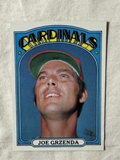 Vintage 1972 Topps • Joe Grzenda • Pitcher • St. Louis Cardinals • Card #13