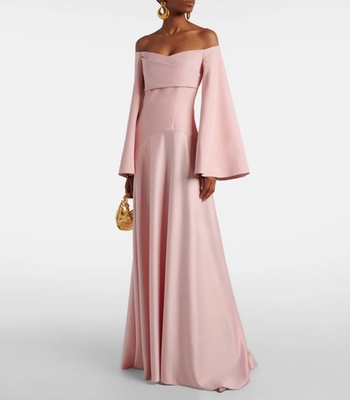 white christmas dresses The Lea Maxi Dress in Hot Pink main image 1