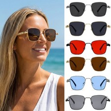 Metal Sunglasses Square Unisex Eyewear Eyeglasses Sun Glasses Fashionable  