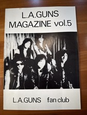 Revista LA Guns Fan Club Volumen .5 Tokio Japón - 20 de noviembre de 1989 - De colección
