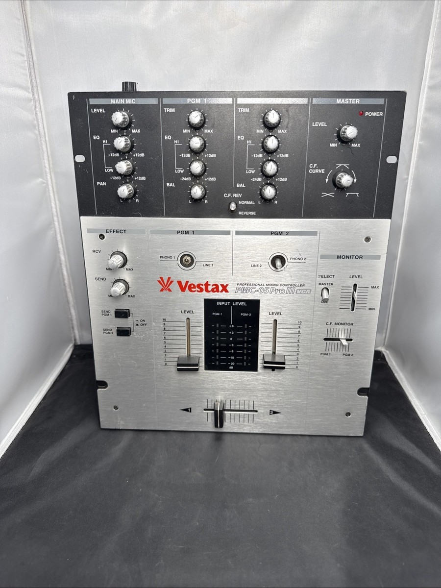 Vestax PMC-05 Pro III DJ Mixer Untested Sold As Is | eBay