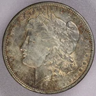 1891 $1 Morgan Silver Dollar-AU