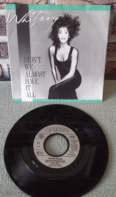 Schallplatte/Vinyl/7''/  WHITNEY HOUSTON  /  Didn`t We Almost Have It All