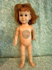 LC-2727 Vintage Mattel 20" CHATTY CATHY DOLL, Blonde, Cloth Speaker, 1960s,