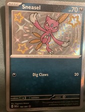 Pokémon TCG Shiny Sneasel Paldean Fates Near Mint