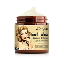 Whipped Beef Tallow for Skin, Whipped Beef Tallow and Honey Balm, Body Lotion Li