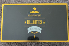 FULLLIGHT TECH Beard Grooming Kit Beard Oil, Brush, Balm, Wash, Comb, Scissors 