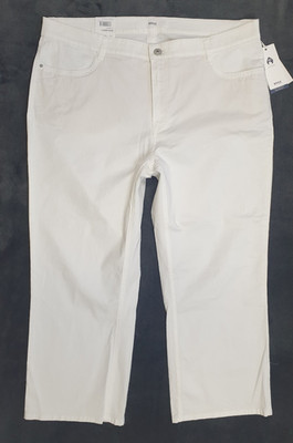 BRAX Mary C Capri Damen Caprihose Ultralight  Regular Fit Gr.42,44 weiß NEU