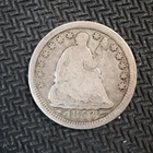 1853 *P*  ARROWS SEATED LIBERTY  SILVER HALF DIME   **NICE ** FREE SHIPP! C3133