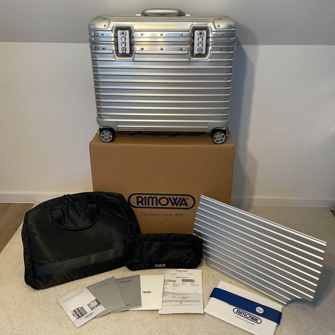 Rimowa Topas Pilot Case 36L Silver 4-wheels Carry Case Suitcase | eBay