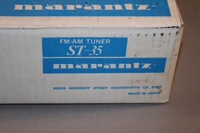 Marantz ST-35 AM/FM Stereo Tuner NEW IN BOX NOS Complete w/ Manual & Packaging