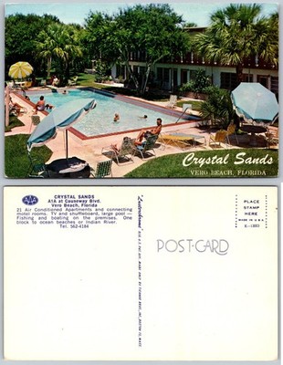Crystal Sands Pool Crystal Sands Vero Beach FL Postcard