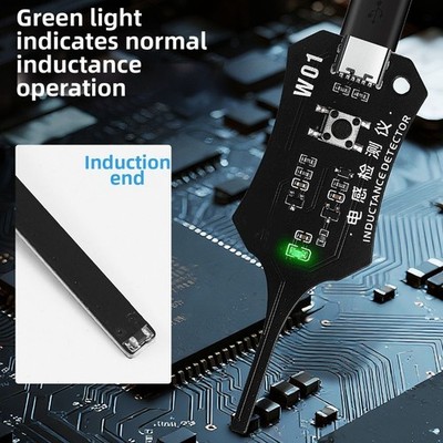 Motherboard Coil Tester Inductor Detector Tool For PC Repair Quick Fault Check