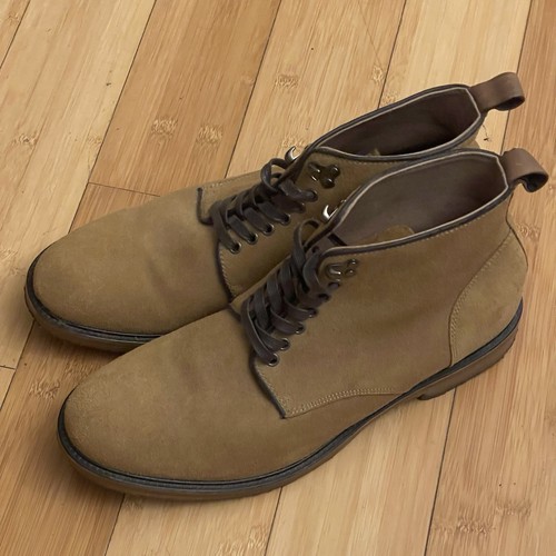 Banana Republic Arley Ankle Boots Mens Size 11 Preppy Casual Suede Desert Brown