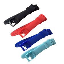 17/19/20mm Soft Silicone Watchband Strap For Swatch Skin Series Watch Tool Band