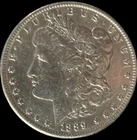 1889 $1 Morgan Silver Dollar 90% Fine Silver XF Extremely Fine