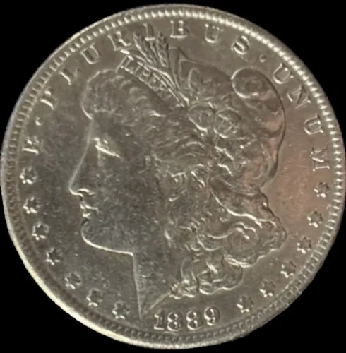 1889 $1 Morgan Silver Dollar 90% Fine Silver XF Extremely Fine