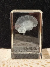 Adderall XR Lucite/Glass Paperweight~Pharmaceutical👨‍⚕️ Doctor Promo RARE