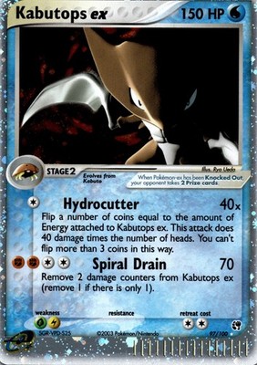 Kabutops ex Ultra Rare Sandstorm 97/100 NM