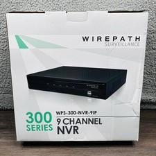 Wirepath Surveillance WPS-300-NVR-9IP 9 Channel DVR New Open Box