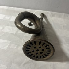 Antique Brass Bugle Horn For Car / Motorcycle/ Bike Etc. Nice Patina