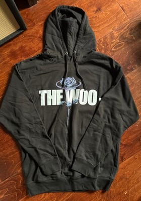 Vlone X Pop smoke The Woo Black Hoodie Size Small Sweatshirt