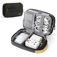 Travel Electronics Organizer Bag, Cord Accessory Storage for Travel Essentials