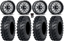 ITP Momentum 15" Wheels Milled 34" MT911 Tires Can-Am Commander Maverick