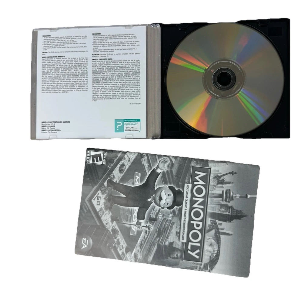 Monopoly (2008) - PS2 - DISC ONLY - Image 2 of 2