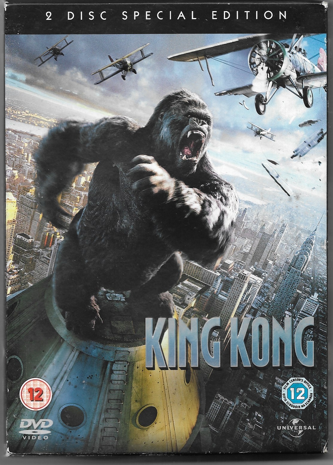 King Kong SPECIAL EDITION SLIPCASE DOUBLE DVD POSTED 48 HOURS TRACKED