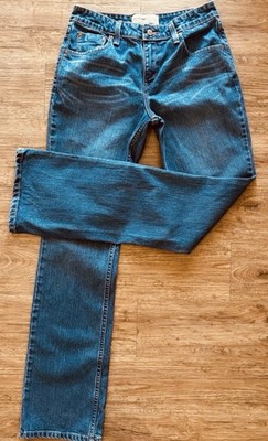 Levi Strauss Signature Mid Rise Bootcut Jeans, 8Long, Med/Dark Wash