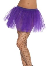 Purple Underskirt Ladies 4 Layer Tutu Fancy Dress Festival Dancing Accessory