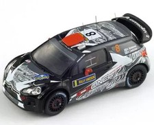1/43 Citroen DS3 WRC Sweden Rally 2011 #8 Black x Gray DiecastItem Specifics: