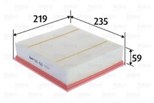 VALEO Luftfilter 585426 Filtereinsatz f&uuml;r X117 GLA W246 CLA C117 MERCEDES W176